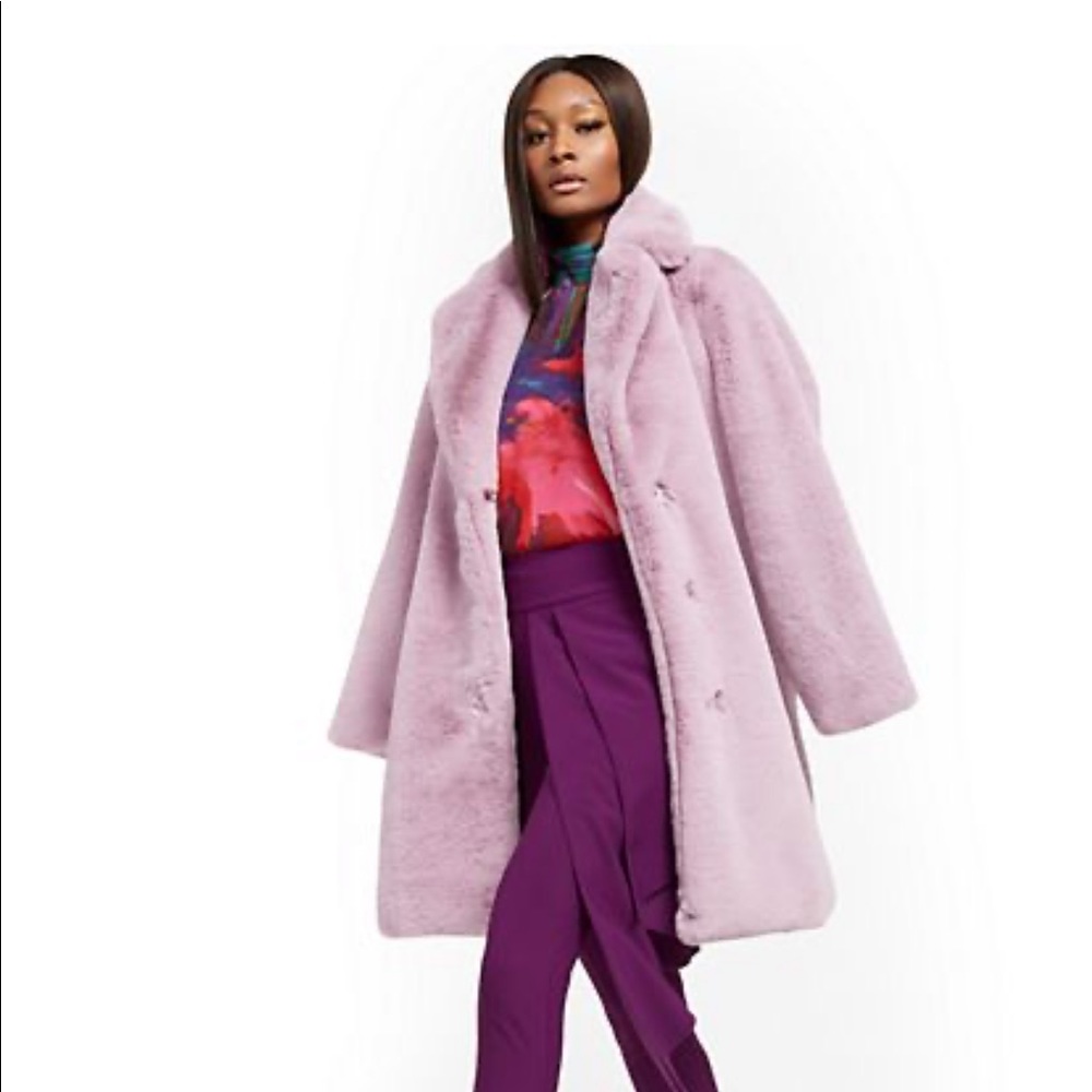 Faux fur jacket